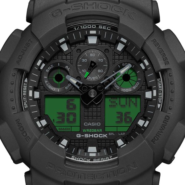  Casio G-Shock GA-100BEG-1A - Uy tín từ 2009, Tem vàng chống giả, Bảo hành 5 năm, Pin miễn phí trọn đời 