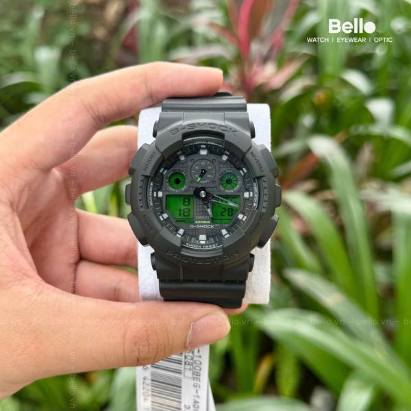  Casio G-Shock GA-100BEG-1A - Uy tín từ 2009, Tem vàng chống giả, Bảo hành 5 năm, Pin miễn phí trọn đời 
