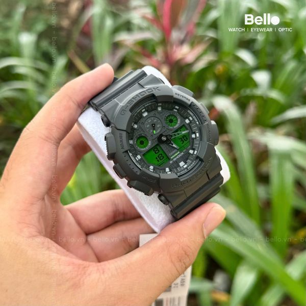  Casio G-Shock GA-100BEG-1A - Uy tín từ 2009, Tem vàng chống giả, Bảo hành 5 năm, Pin miễn phí trọn đời 