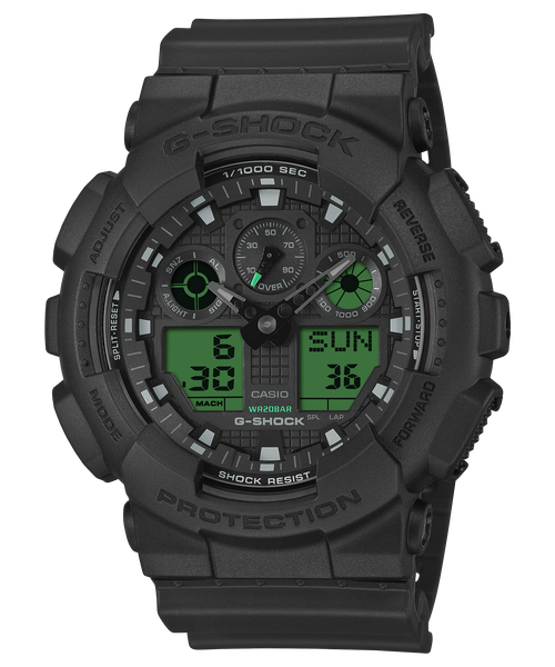  Casio G-Shock GA-100BEG-1A - Uy tín từ 2009, Tem vàng chống giả, Bảo hành 5 năm, Pin miễn phí trọn đời 