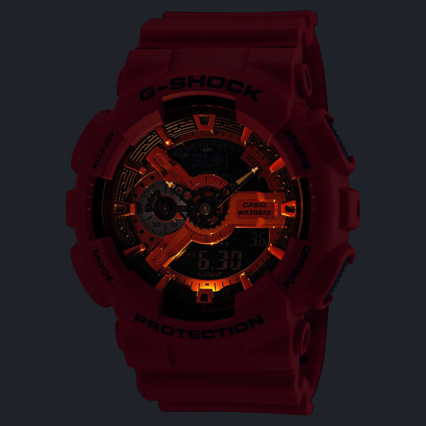  Casio G-Shock GA-110RRB-4A - Uy tín từ 2009, Tem vàng chống giả, Bảo hành 5 năm, Pin miễn phí trọn đời 