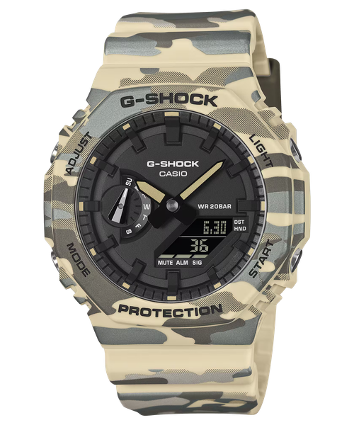 [LIMITED] Casio G-Shock GA-2100CM-5A - Uy tín từ 2009, Tem vàng chống giả, Bảo hành 5 năm, Pin miễn phí trọn đời 