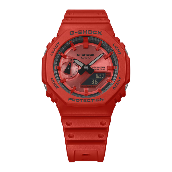  Casio G-Shock GA-2100RRB-4A - Uy tín từ 2009, Tem vàng chống giả, Bảo hành 5 năm, Pin miễn phí trọn đời 