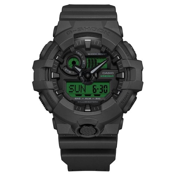  Casio G-Shock GA-700BEG-1A - Uy tín từ 2009, Tem vàng chống giả, Bảo hành 5 năm, Pin miễn phí trọn đời 