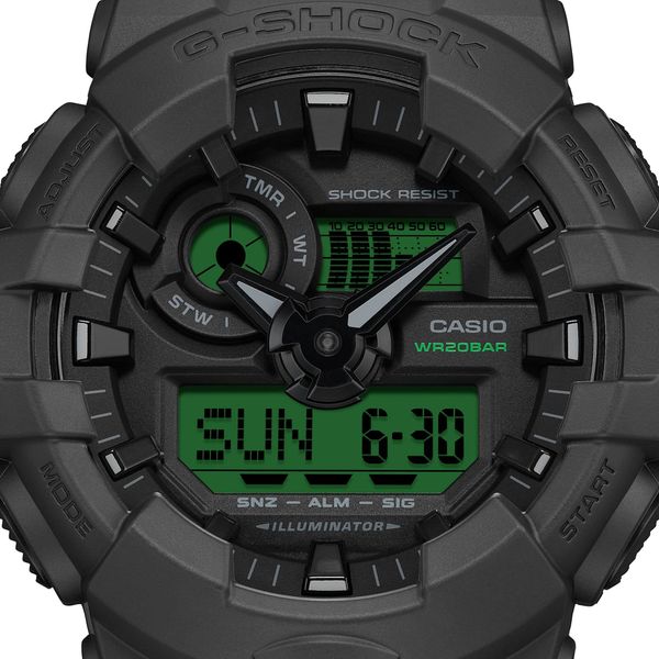  Casio G-Shock GA-700BEG-1A - Uy tín từ 2009, Tem vàng chống giả, Bảo hành 5 năm, Pin miễn phí trọn đời 