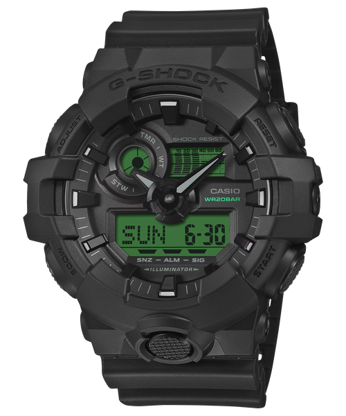  Casio G-Shock GA-700BEG-1A - Uy tín từ 2009, Tem vàng chống giả, Bảo hành 5 năm, Pin miễn phí trọn đời 