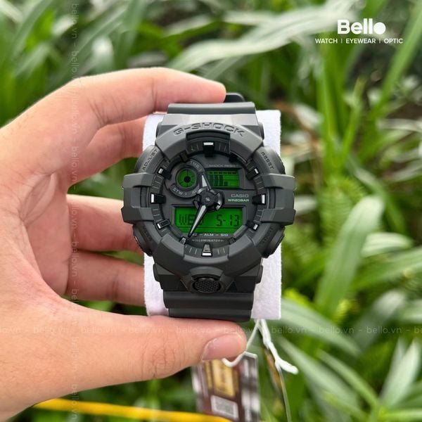  Casio G-Shock GA-700BEG-1A - Uy tín từ 2009, Tem vàng chống giả, Bảo hành 5 năm, Pin miễn phí trọn đời 