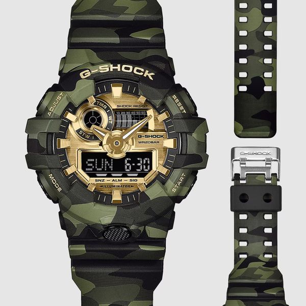  [LIMITED] G-Shock GA-700CMG-3A - Uy tín từ 2009, Tem vàng chống giả, Bảo hành 5 năm, Pin miễn phí trọn đời 