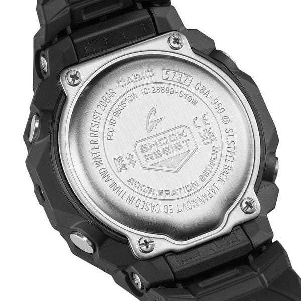  [LIMITED] G-Shock GBA-950-1A4 - Uy tín từ 2009, Tem vàng chống giả, Bảo hành 5 năm, Pin miễn phí trọn đời 