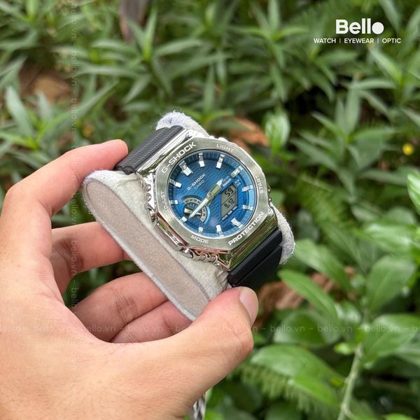  Casio G-Shock GBM-2100A-2B - Uy tín từ 2009, Tem vàng chống giả, Bảo hành 5 năm, Pin miễn phí trọn đời 