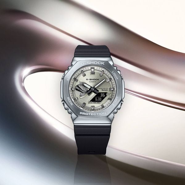  Casio G-Shock GBM-2100A-8B - Uy tín từ 2009, Tem vàng chống giả, Bảo hành 5 năm, Pin miễn phí trọn đời 