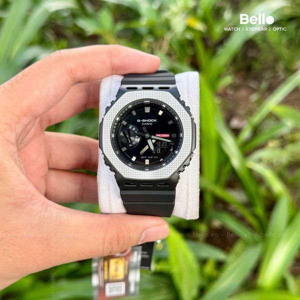  Casio G-Shock GM-2100BM-1A - Uy tín từ 2009, Tem vàng chống giả, Bảo hành 5 năm, Pin miễn phí trọn đời 