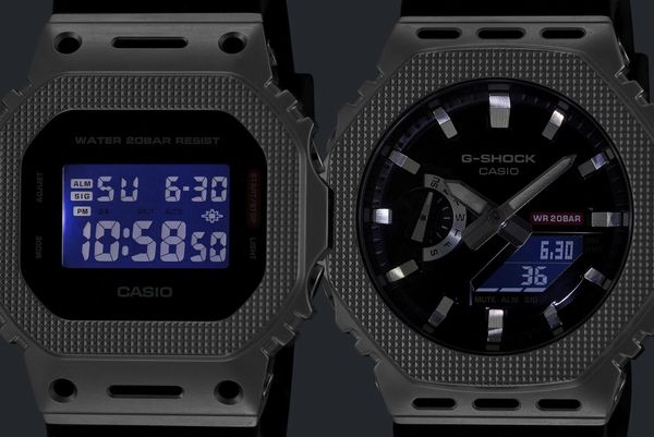  Casio G-Shock GM-5600BM-1 - Uy tín từ 2009, Tem vàng chống giả, Bảo hành 5 năm, Pin miễn phí trọn đời 