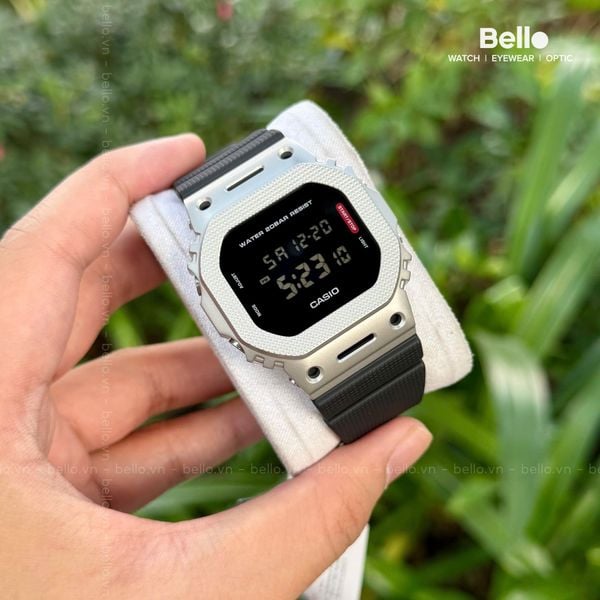  Casio G-Shock GM-5600M-1 - Uy tín từ 2009, Tem vàng chống giả, Bảo hành 5 năm, Pin miễn phí trọn đời 