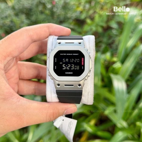  Casio G-Shock GM-5600M-1 - Uy tín từ 2009, Tem vàng chống giả, Bảo hành 5 năm, Pin miễn phí trọn đời 