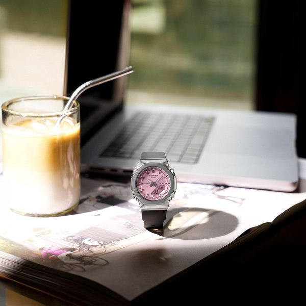  Casio G-Shock GM-S2110SR-1A - Uy tín từ 2009, Tem vàng chống giả, Bảo hành 5 năm, Pin miễn phí trọn đời 