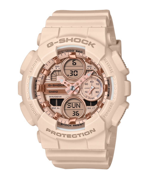  Casio G-Shock GMA-S140PG-4A - Uy tín từ 2009, Tem vàng chống giả, Bảo hành 5 năm, Pin miễn phí trọn đời 