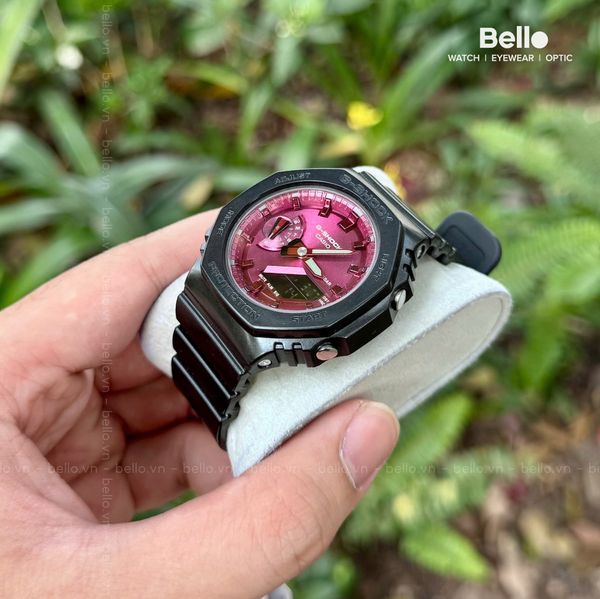  [LIMITED] Casio G-Shock GMA-S2100RB-1ADR - Uy tín từ 2009, Tem vàng chống giả, Bảo hành 5 năm, Pin miễn phí trọn đời 