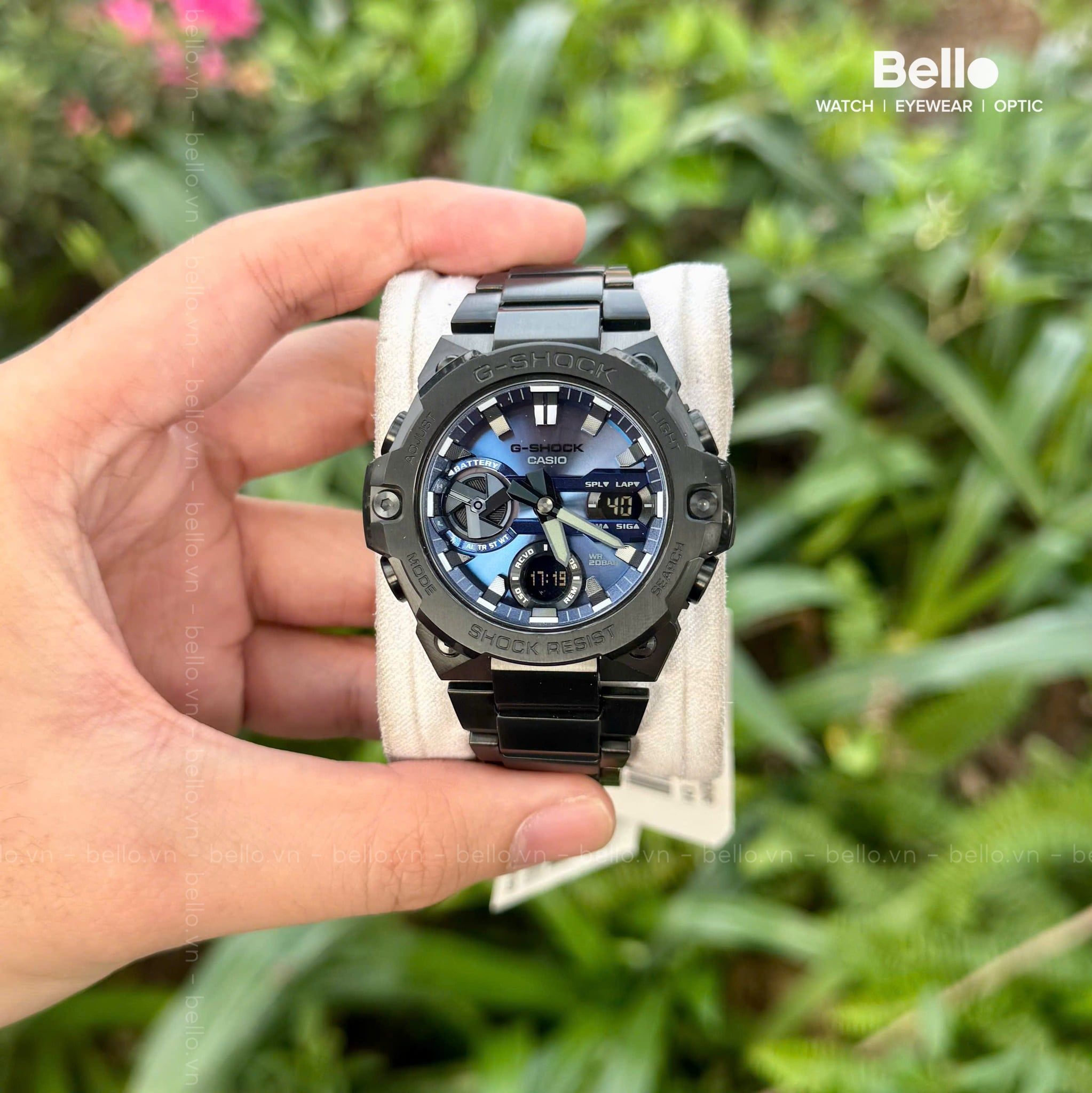 Casio G-Shock GST-B400BD-1A2 - Uy tín từ 2009, Tem vàng chống giả