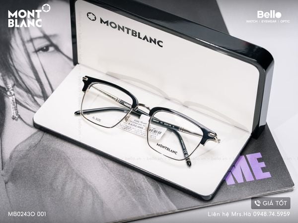  Gọng Kính Montblanc MB0243O 001 chính hãng GIÁ TỐT LIÊN HỆ 0948.74.5959 (Mrs.Hà) 