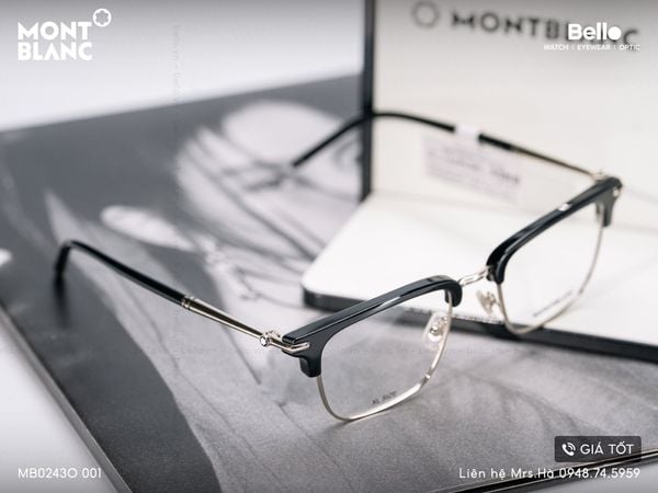  Gọng Kính Montblanc MB0243O 001 chính hãng GIÁ TỐT LIÊN HỆ 0948.74.5959 (Mrs.Hà) 