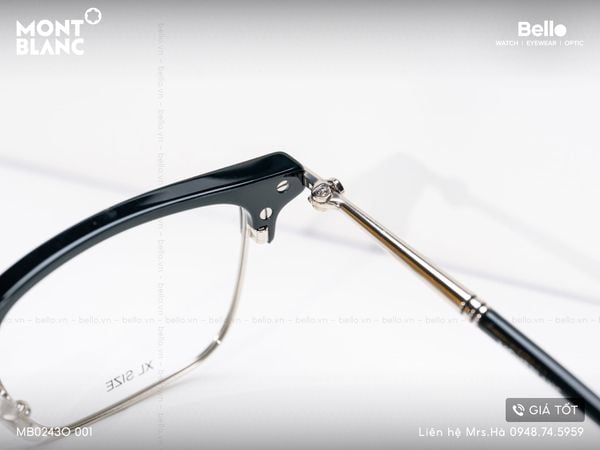  Gọng Kính Montblanc MB0243O 001 chính hãng GIÁ TỐT LIÊN HỆ 0948.74.5959 (Mrs.Hà) 