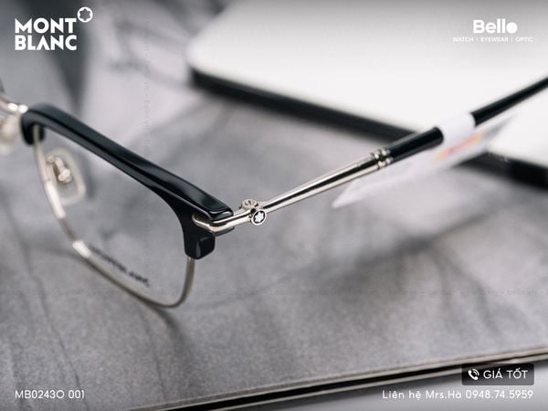  Gọng Kính Montblanc MB0243O 001 chính hãng GIÁ TỐT LIÊN HỆ 0948.74.5959 (Mrs.Hà) 