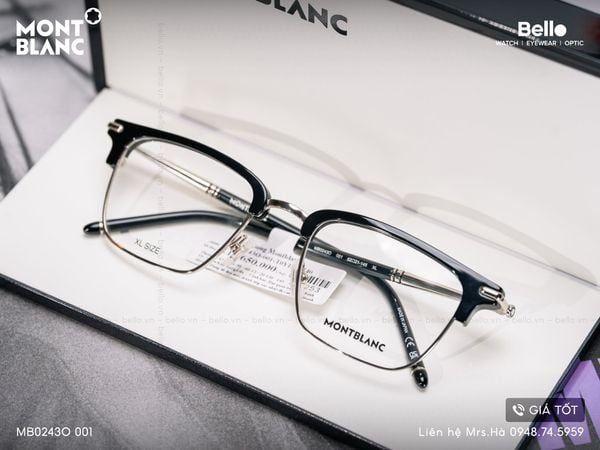  Gọng Kính Montblanc MB0243O 001 chính hãng GIÁ TỐT LIÊN HỆ 0948.74.5959 (Mrs.Hà) 