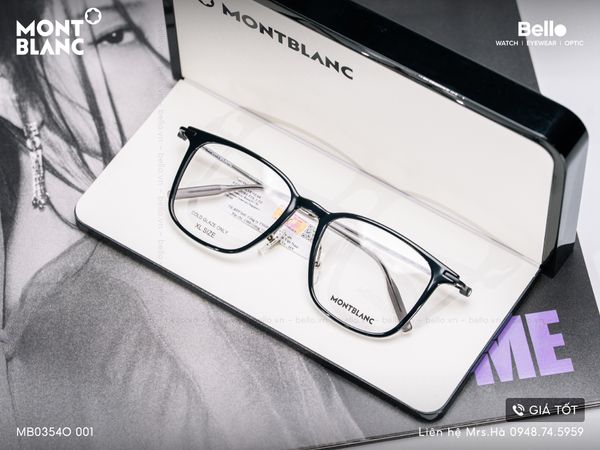  Gọng Kính Montblanc MB0354O 001 chính hãng GIÁ TỐT LIÊN HỆ 0948.74.5959 (Mrs.Hà) 