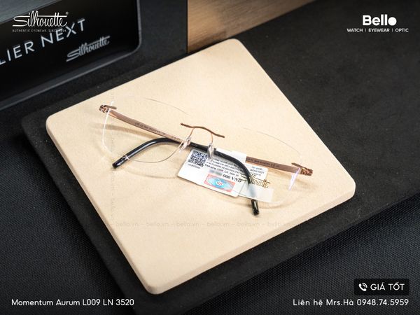  Silhouette Momentum Aurum L009 3520 chính hãng GIÁ TỐT LIÊN HỆ 0948.74.5959 (Mrs.Hà) 
