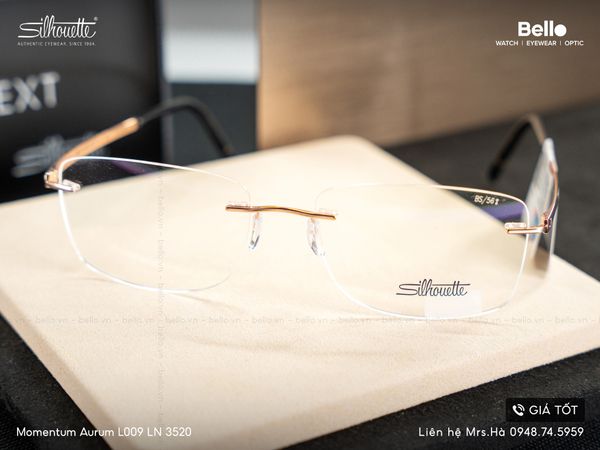  Silhouette Momentum Aurum L009 3520 chính hãng GIÁ TỐT LIÊN HỆ 0948.74.5959 (Mrs.Hà) 