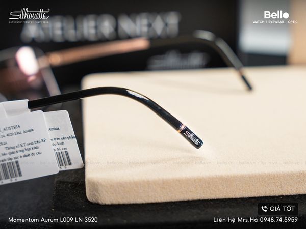  Silhouette Momentum Aurum L009 3520 chính hãng GIÁ TỐT LIÊN HỆ 0948.74.5959 (Mrs.Hà) 