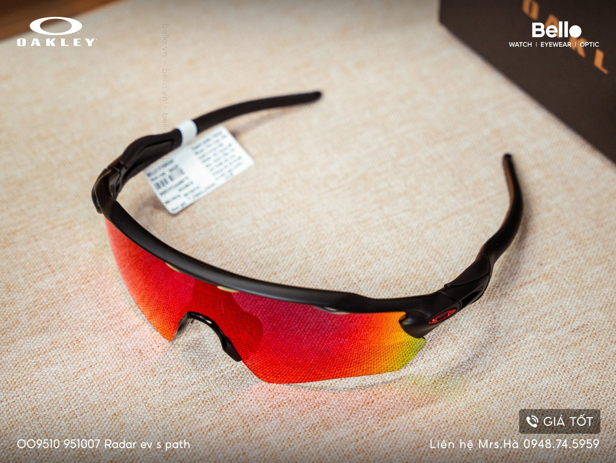  Kính Mát Oakley Radar ev s path OO9510 951007 chính hãng GIÁ TỐT LIÊN HỆ 0948.74.5959 (Mrs.Hà) 