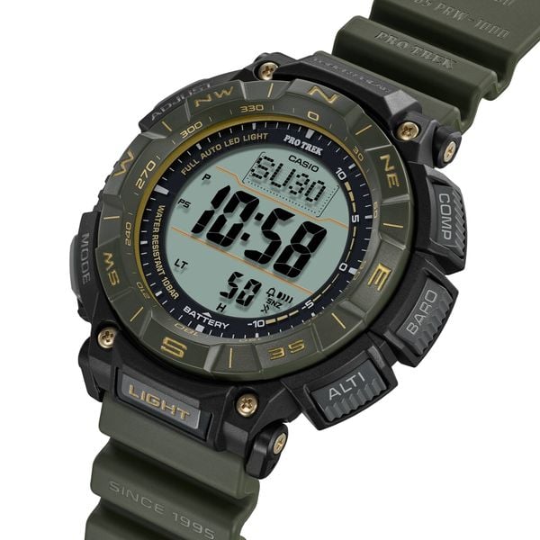  [LIMITED] Casio Pro Trek PRG-340ANS-3 - Uy tín từ 2009, Tem vàng chống giả, Bảo hành 1 năm, Pin miễn phí trọn đời 