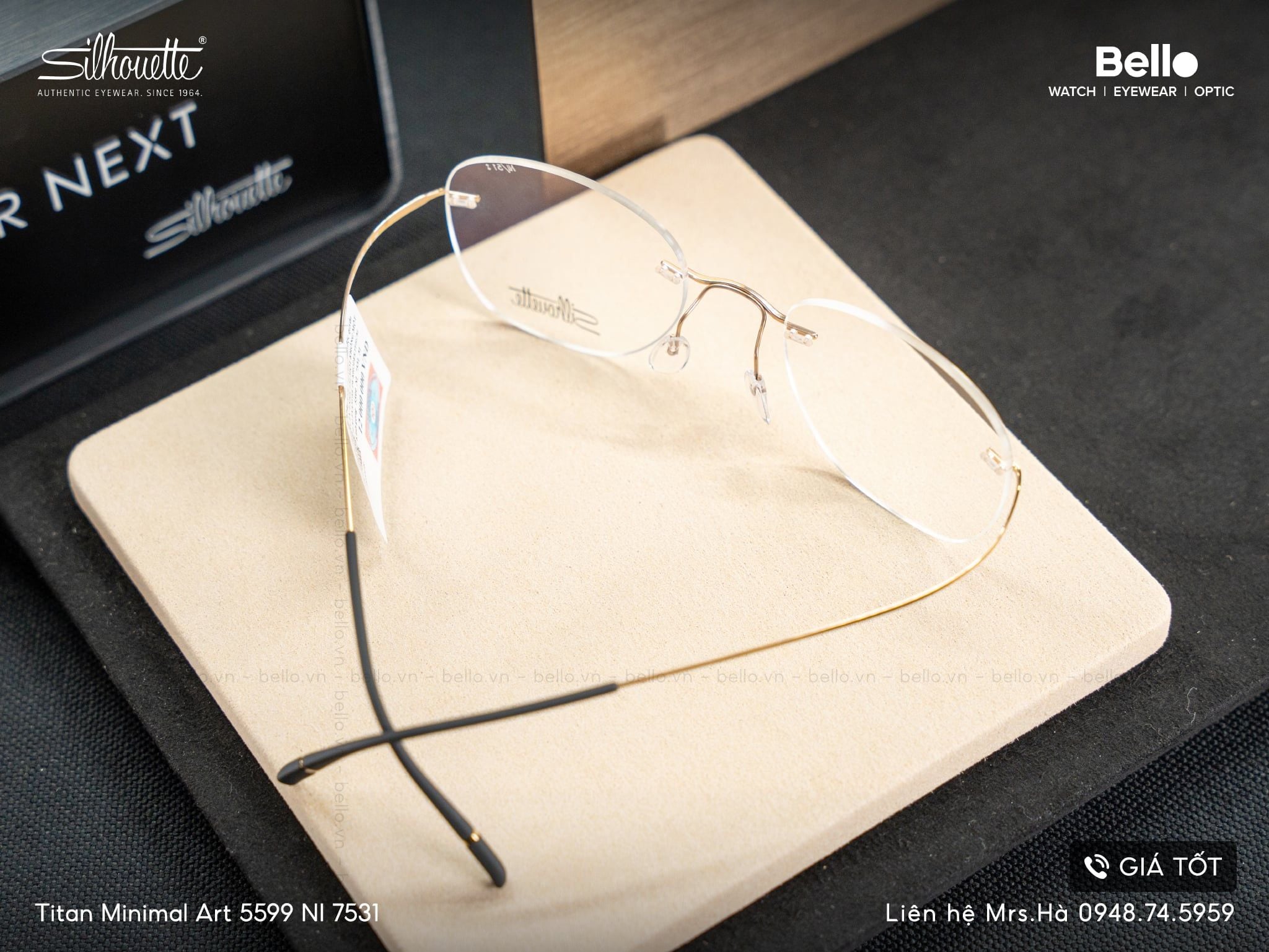  Silhouette Titan Minimal Art 5599 7531 chính hãng GIÁ TỐT LIÊN HỆ 0948.74.5959 (Mrs.Hà) 