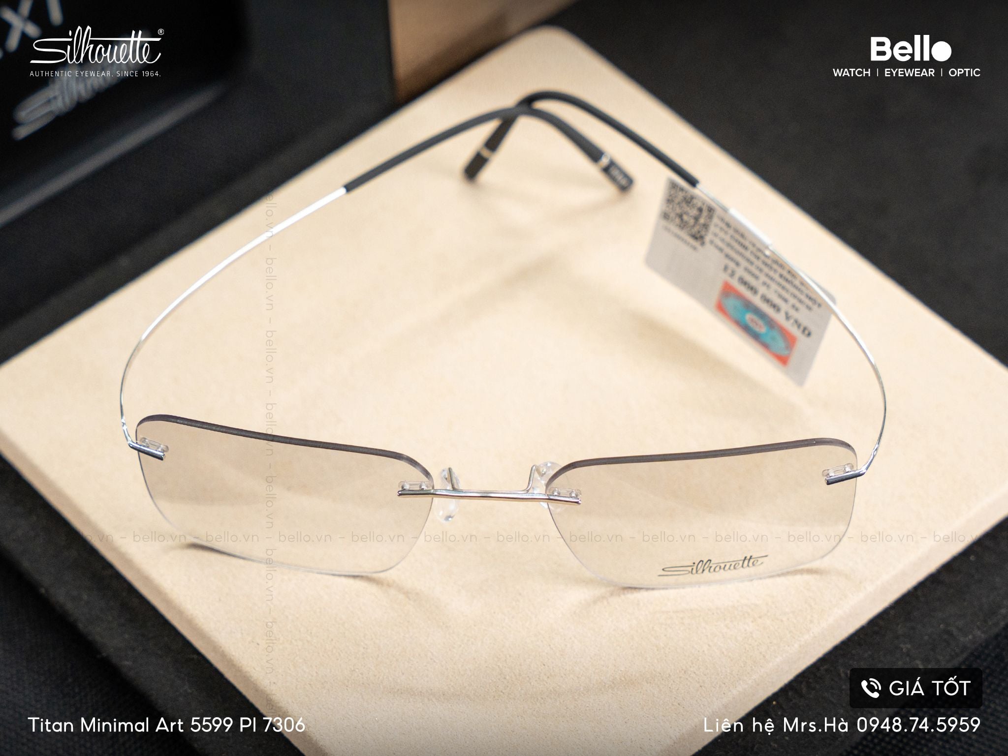  Silhouette Titan Minimal Art 5599 7306 chính hãng GIÁ TỐT LIÊN HỆ 0948.74.5959 (Mrs.Hà) 