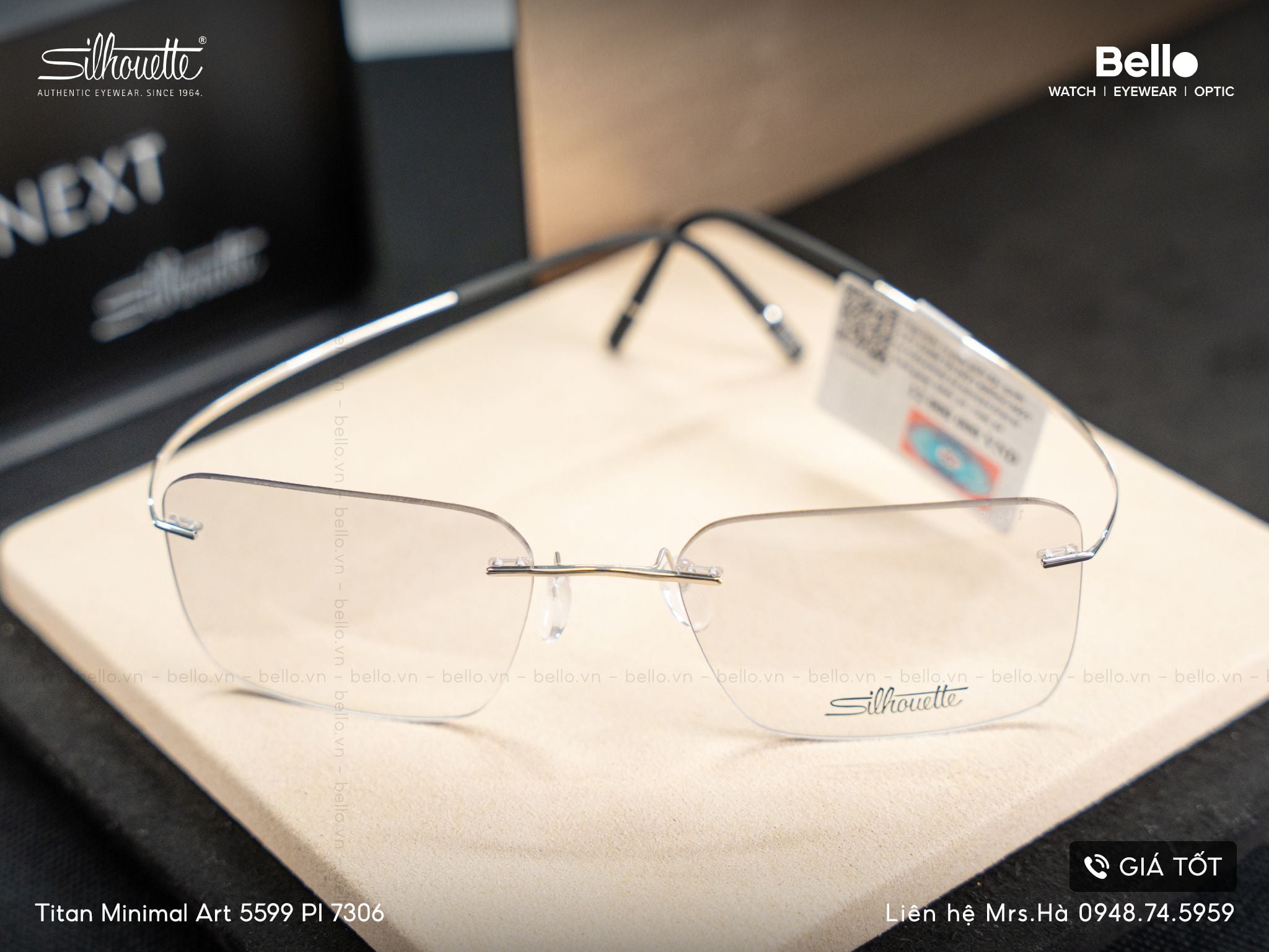  Silhouette Titan Minimal Art 5599 7306 chính hãng GIÁ TỐT LIÊN HỆ 0948.74.5959 (Mrs.Hà) 