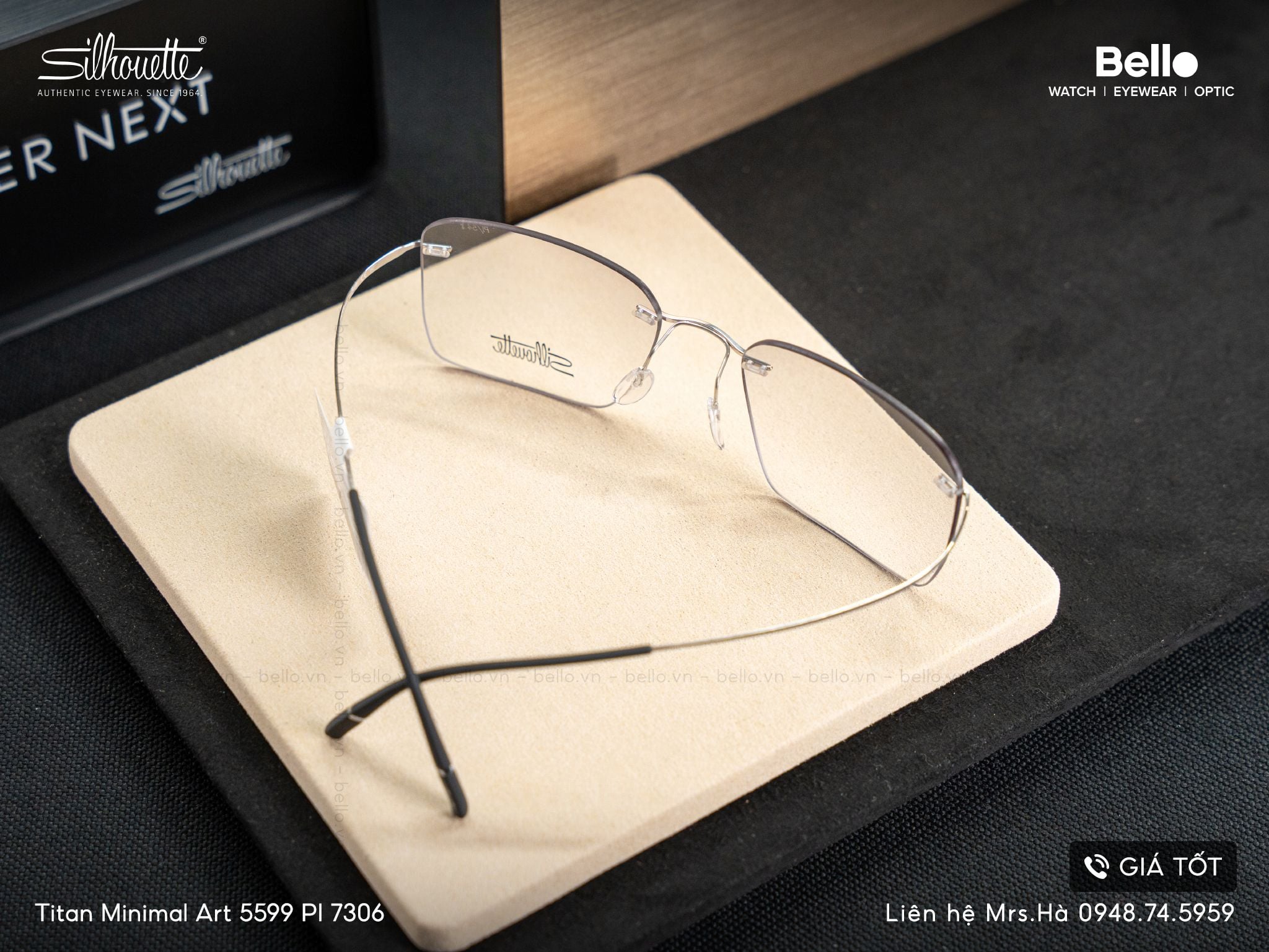  Silhouette Titan Minimal Art 5599 7306 chính hãng GIÁ TỐT LIÊN HỆ 0948.74.5959 (Mrs.Hà) 