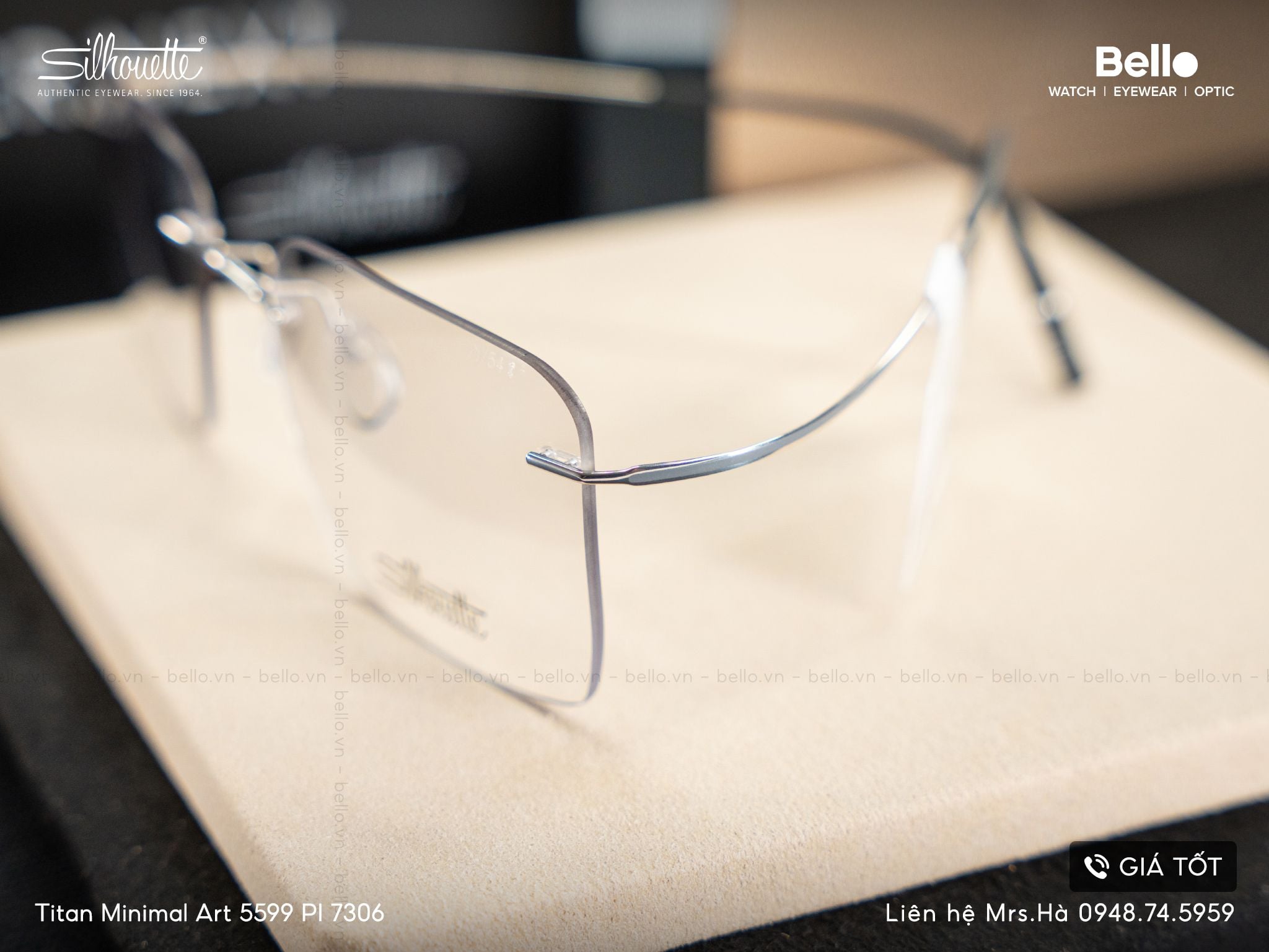  Silhouette Titan Minimal Art 5599 7306 chính hãng GIÁ TỐT LIÊN HỆ 0948.74.5959 (Mrs.Hà) 