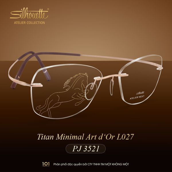  [LIMITED] Silhouette Titan Minimal Art  d'Or L027 PJ 3521 Mã Đáo Thành Công - Bính Ngọ 2026 - chính hãng GIÁ TỐT LIÊN HỆ 0948.74.5959 (Mrs.Hà) 