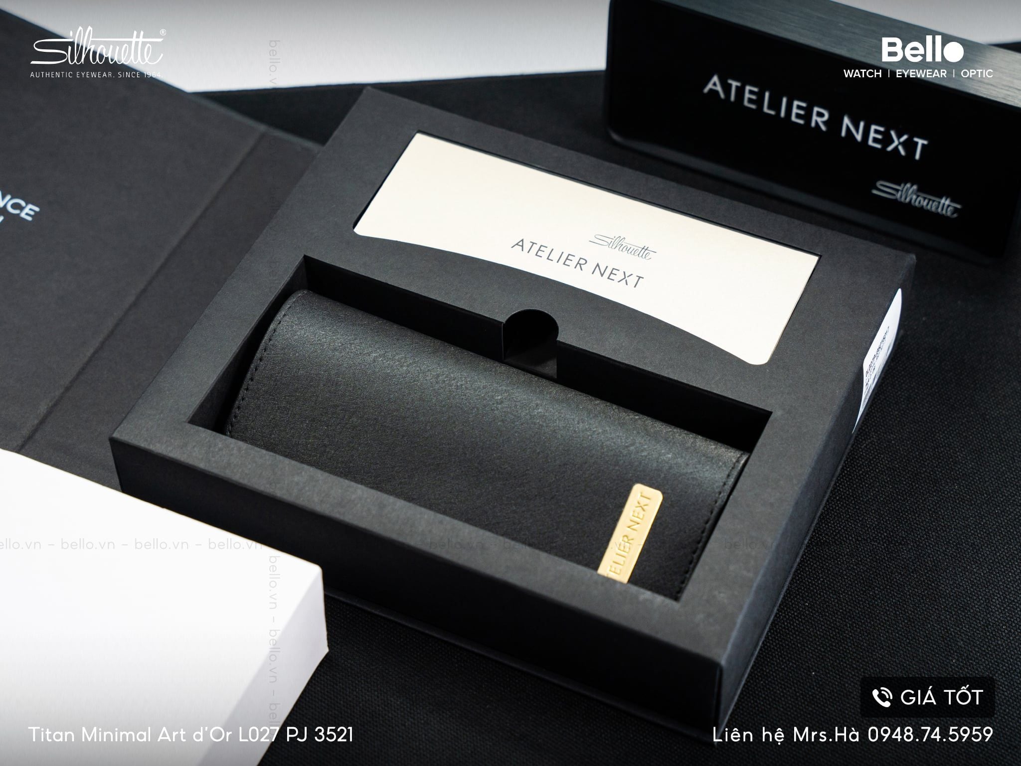  [LIMITED] Silhouette Titan Minimal Art  d'Or L027 PJ 3521 Mã Đáo Thành Công - Bính Ngọ 2026 - chính hãng GIÁ TỐT LIÊN HỆ 0948.74.5959 (Mrs.Hà) 