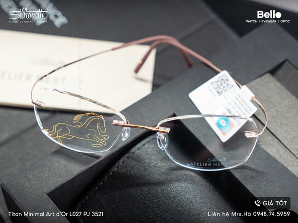  [LIMITED] Silhouette Titan Minimal Art  d'Or L027 PJ 3521 Mã Đáo Thành Công - Bính Ngọ 2026 - chính hãng GIÁ TỐT LIÊN HỆ 0948.74.5959 (Mrs.Hà) 
