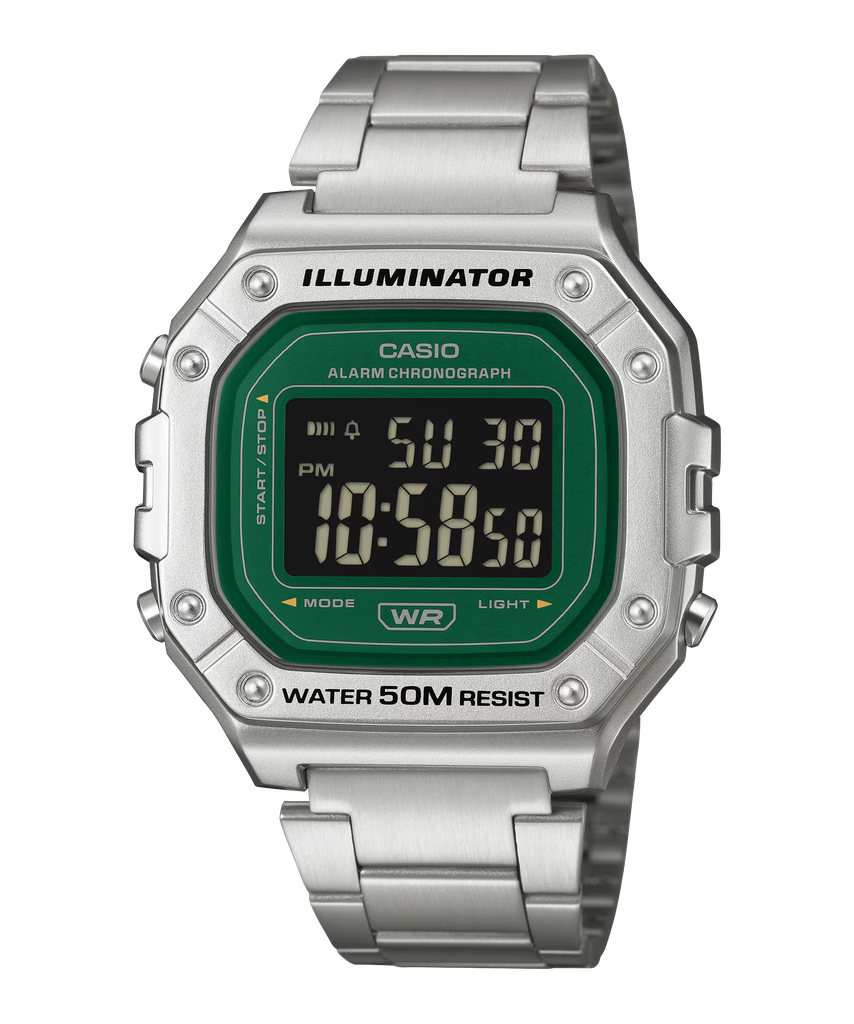  Casio W-218HD-3A - Uy tín từ 2009, Tem vàng chống giả, Bảo hành 1 năm, Pin miễn phí trọn đời 