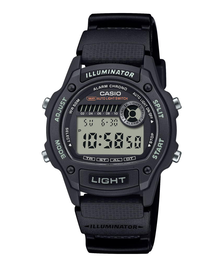  Casio W-220H-1A - Uy tín từ 2009, Tem vàng chống giả, Bảo hành 1 năm, Pin miễn phí trọn đời 