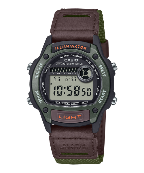  Casio W-220HF-3A - Uy tín từ 2009, Tem vàng chống giả, Bảo hành 1 năm, Pin miễn phí trọn đời 