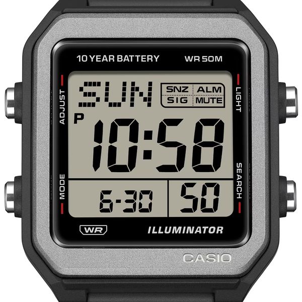  Casio W-221H-1A - Uy tín từ 2009, Tem vàng chống giả, Bảo hành 1 năm, Pin miễn phí trọn đời 