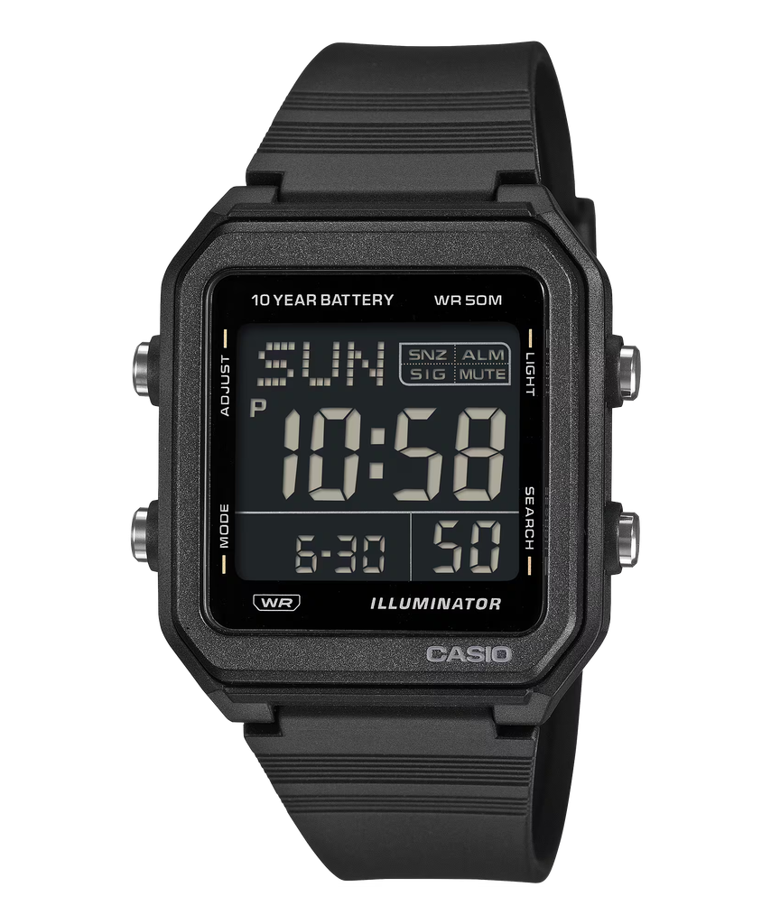  Casio W-221H-1B - Uy tín từ 2009, Tem vàng chống giả, Bảo hành 1 năm, Pin miễn phí trọn đời 