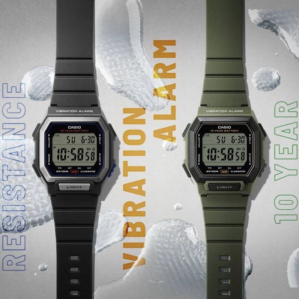  Casio W-738H-1AV - Uy tín từ 2009, Tem vàng chống giả, Bảo hành 1 năm, Pin miễn phí trọn đời 