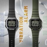  Casio W-738H-1BV - Uy tín từ 2009, Tem vàng chống giả, Bảo hành 1 năm, Pin miễn phí trọn đời 