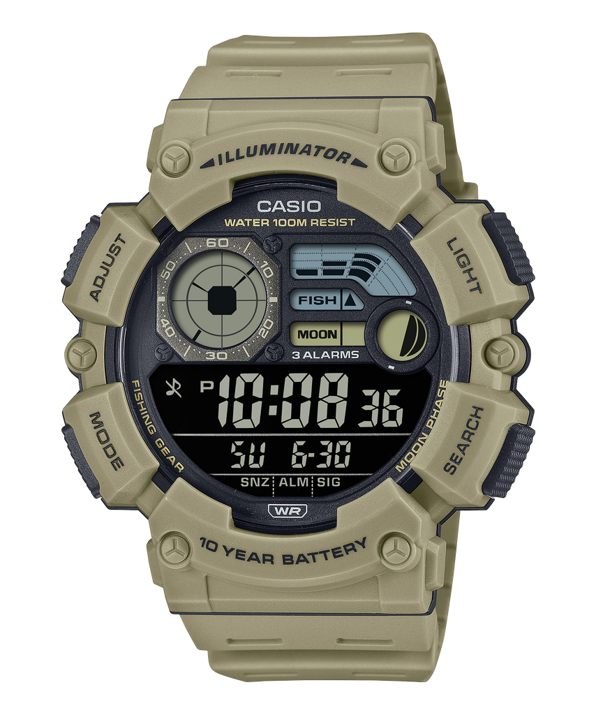  Casio WS-1500H-5BVDF - Uy tín từ 2009, Tem vàng chống giả, Bảo hành 1 năm, Pin miễn phí trọn đời 